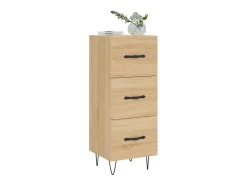 Aparador madera contrachapada color roble Sonoma 34,5x34x90 cm ES86164