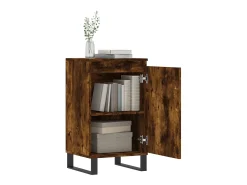Aparador madera de ingeniería roble ahumado 40x35x70 cm ES67689
