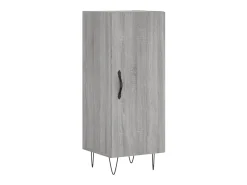Aparador madera de ingeniería gris Sonoma 34,5x34x90 cm ES66365