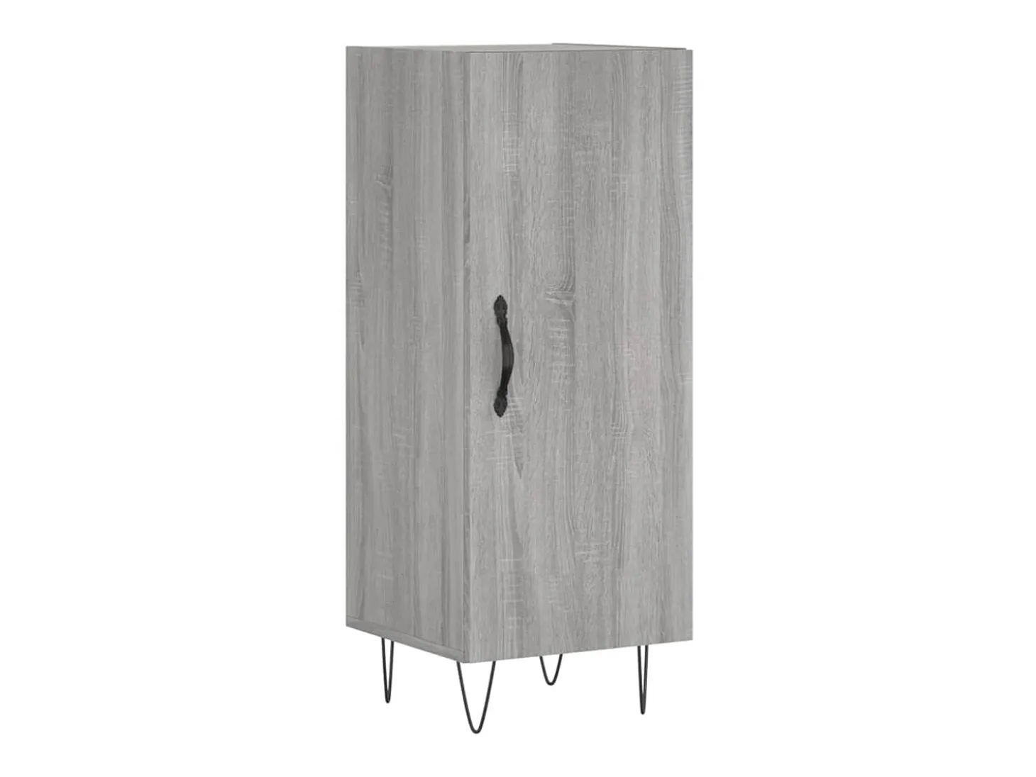 Aparador madera de ingeniería gris Sonoma 34,5x34x90 cm ES66365