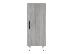 Aparador madera de ingeniería gris Sonoma 34,5x34x90 cm ES66365