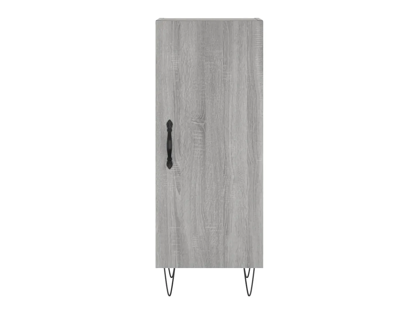 Aparador madera de ingeniería gris Sonoma 34,5x34x90 cm ES66365