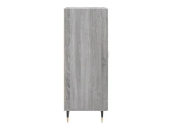 Aparador madera de ingeniería gris Sonoma 34,5x34x90 cm