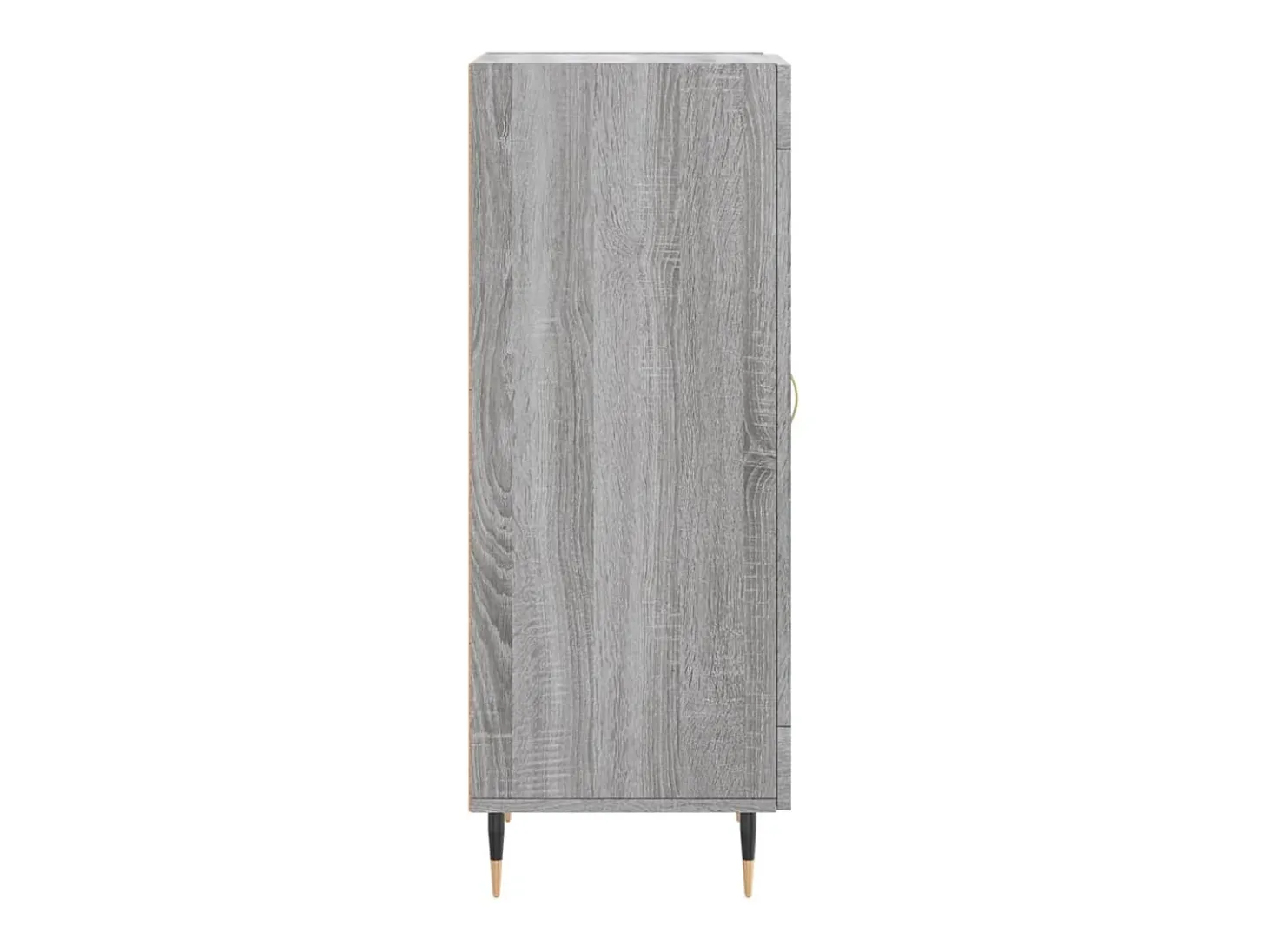 Aparador madera de ingeniería gris Sonoma 34,5x34x90 cm