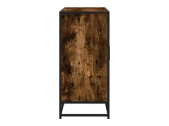 Aparador madera de ingeniería roble ahumado 92x35x76 cm
