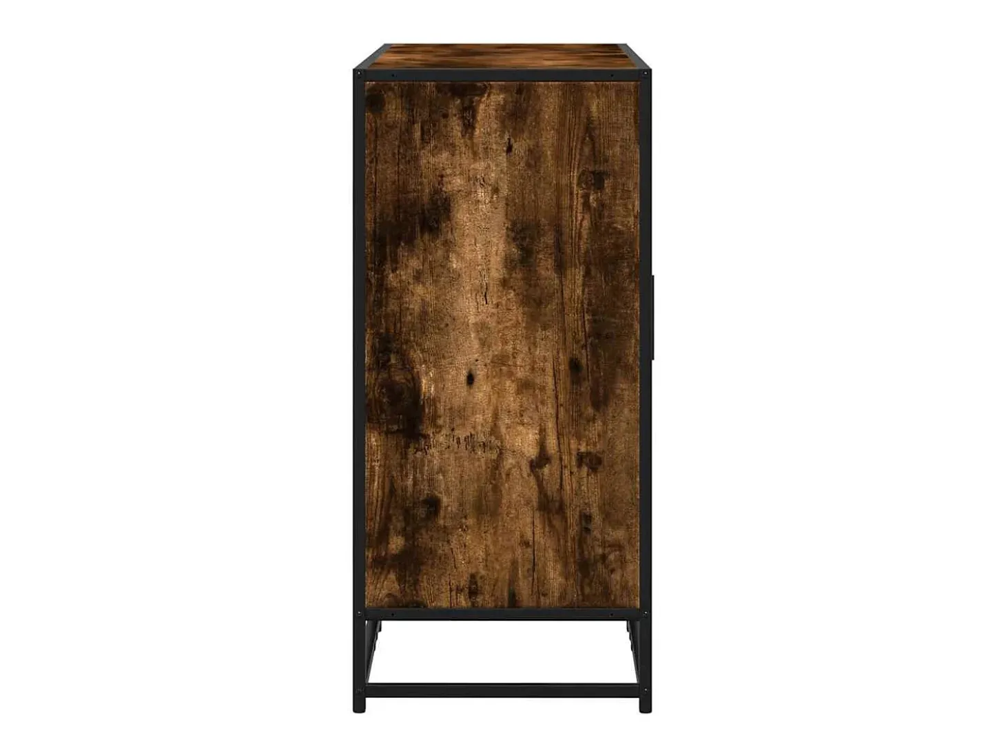 Aparador madera de ingeniería roble ahumado 92x35x76 cm