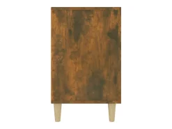 Aparador madera de ingeniería roble ahumado 100x36x60 cm