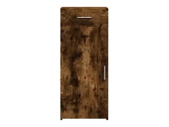 Aparador madera de ingeniería roble ahumado 40x42,5x93 cm