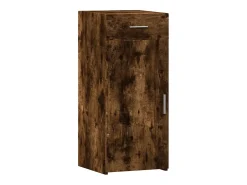 Aparador madera de ingeniería roble ahumado 40x42,5x93 cm