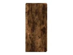 Aparador madera de ingeniería roble ahumado 40x42,5x93 cm
