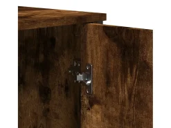 Aparador madera de ingeniería roble ahumado 78x35,5x74,5 cm