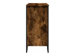 Aparador madera de ingeniería roble ahumado 78x35,5x74,5 cm