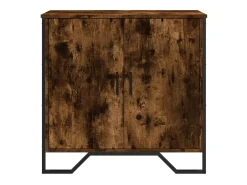 Aparador madera de ingeniería roble ahumado 78x35,5x74,5 cm