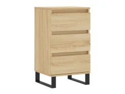 Aparador madera de ingeniería roble Sonoma 40x35x70 cm ES34441