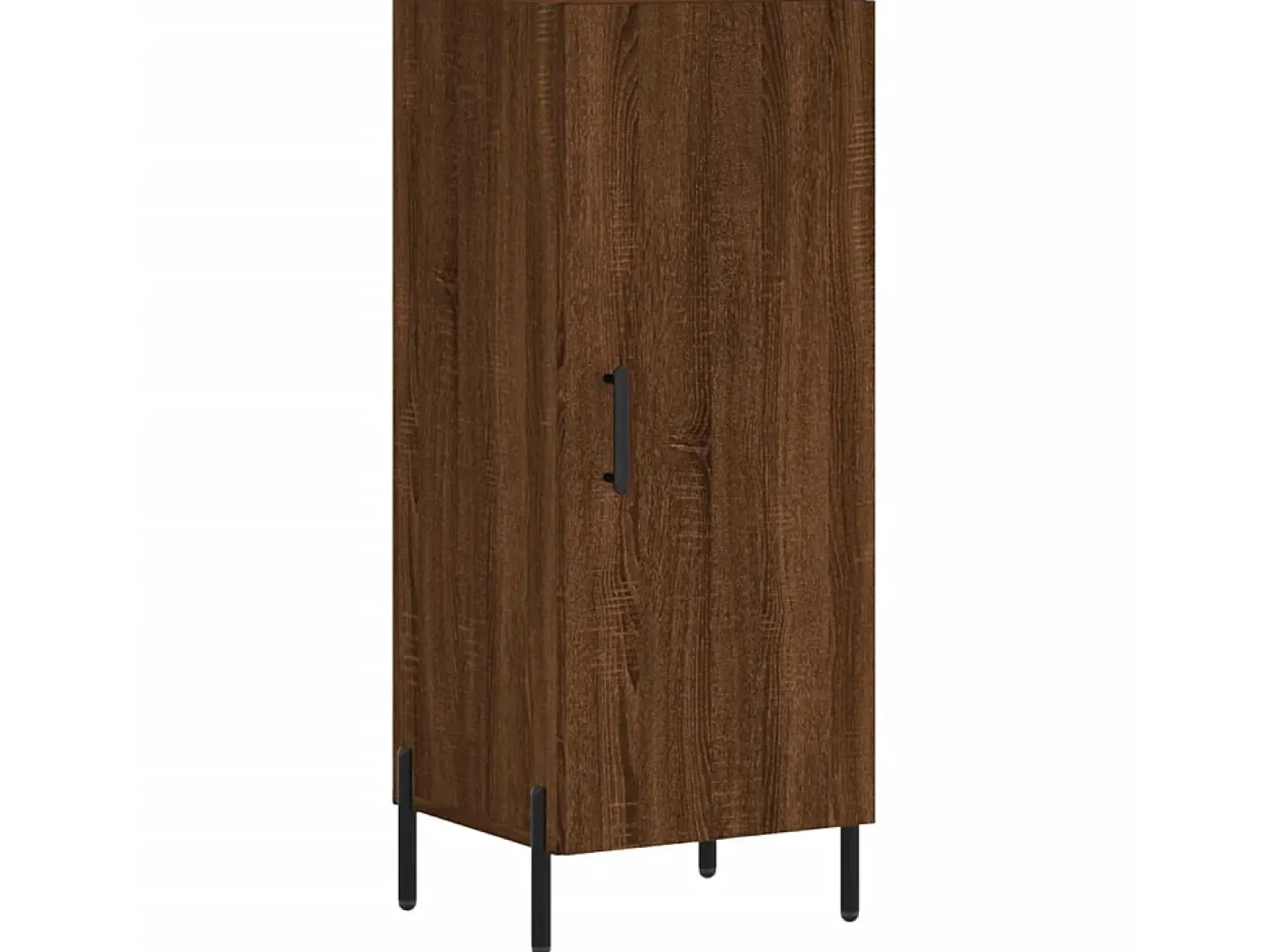 Aparador madera de ingeniería marrón roble 34,5x34x90 cm ES40601