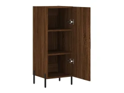 Aparador madera de ingeniería marrón roble 34,5x34x90 cm ES40601