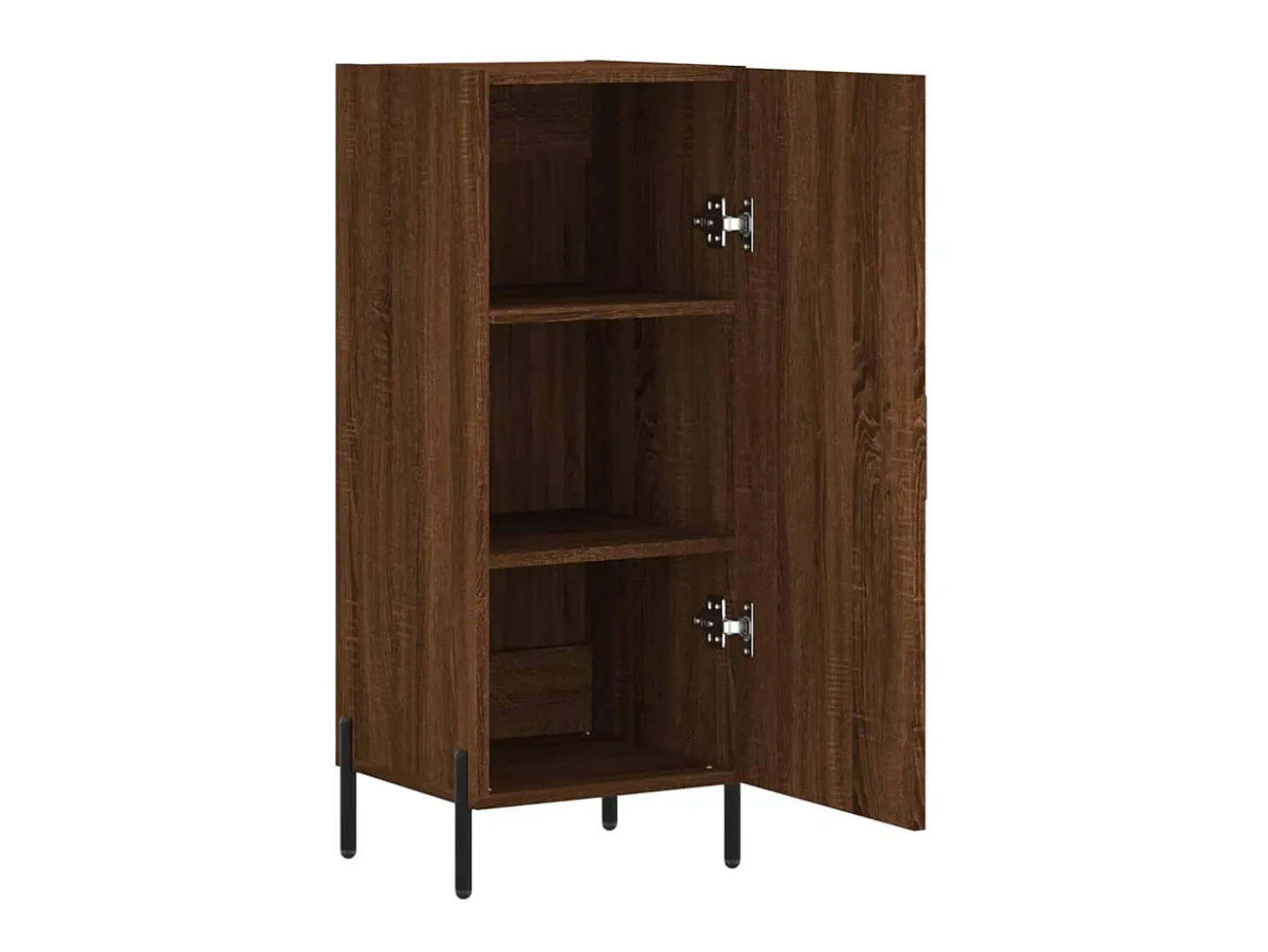 Aparador madera de ingeniería marrón roble 34,5x34x90 cm ES40601