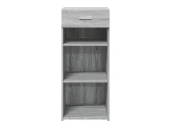 Aparador madera de ingeniería gris Sonoma 40x42,5x93 cm