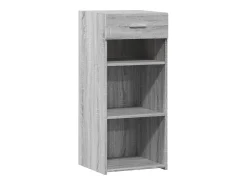Aparador madera de ingeniería gris Sonoma 40x42,5x93 cm