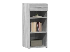 Aparador madera de ingeniería gris Sonoma 40x42,5x93 cm