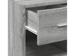 Aparador madera de ingeniería gris Sonoma 40x42,5x93 cm