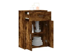 Aparador madera de ingeniería roble ahumado 60x30x84 cm ES276771