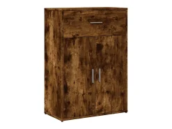 Aparador madera de ingeniería roble ahumado 60x30x84 cm ES276771