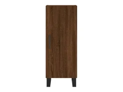 Aparador madera de ingeniería marrón roble 34,5x34x90 cm