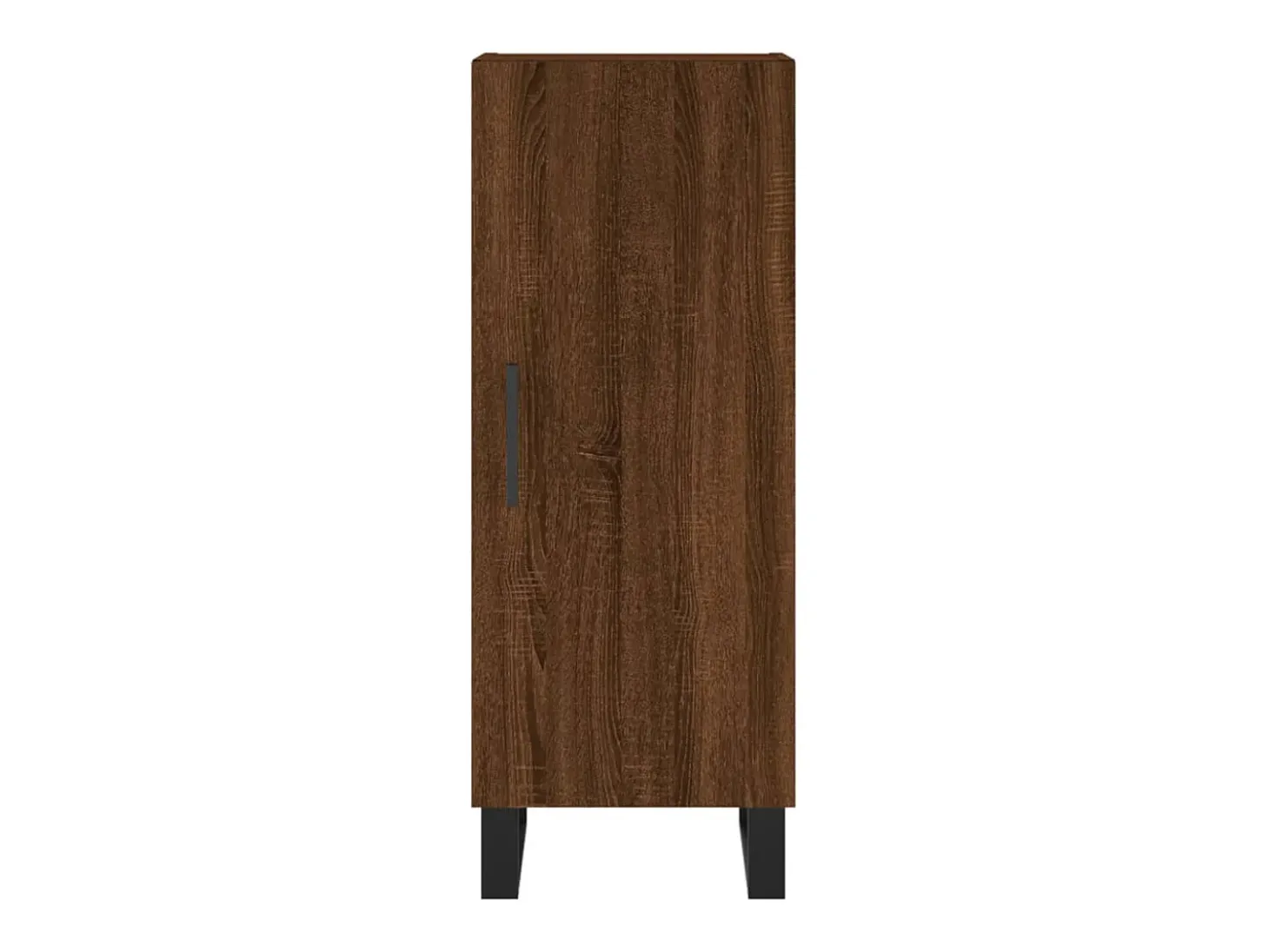 Aparador madera de ingeniería marrón roble 34,5x34x90 cm
