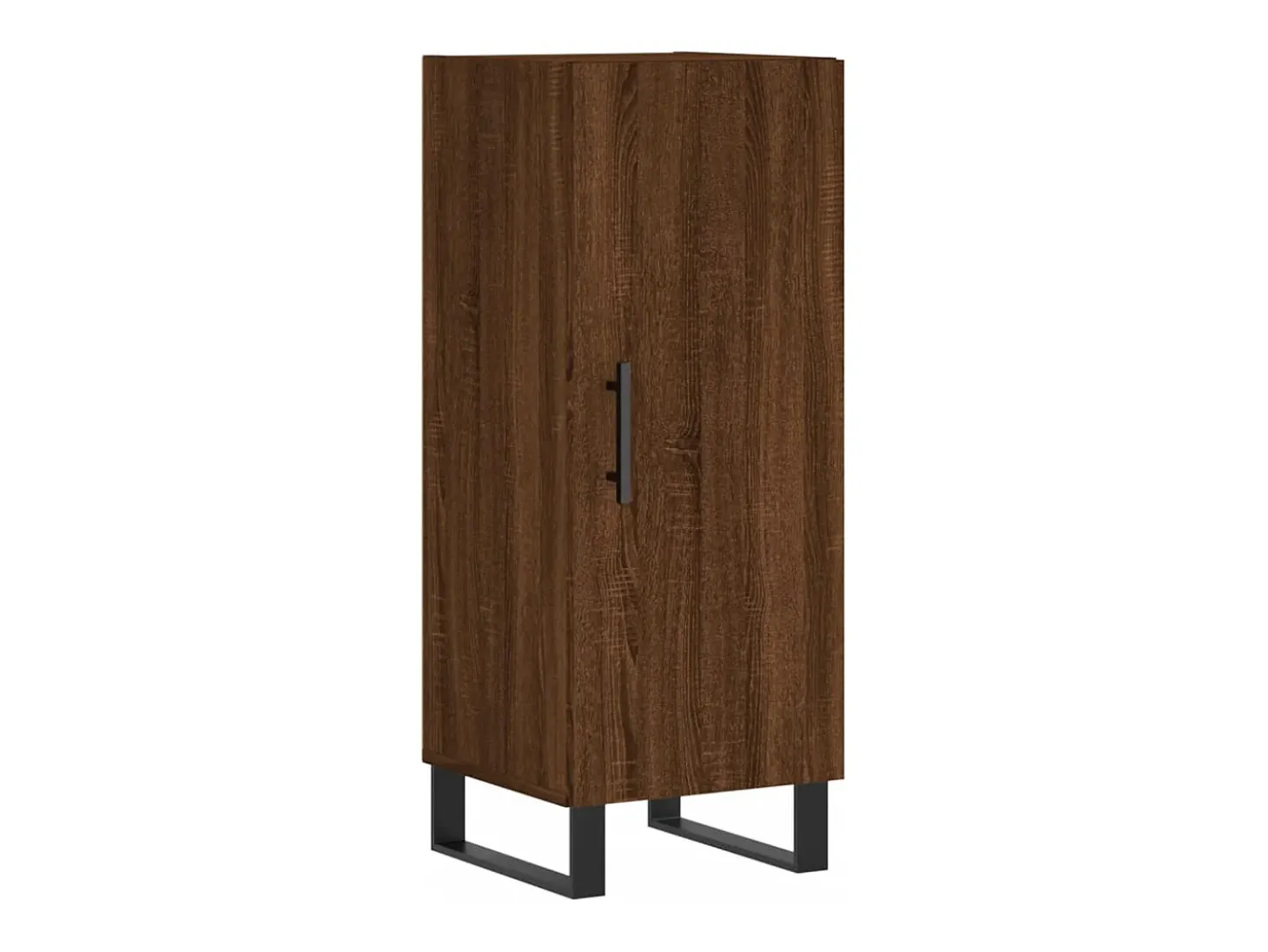 Aparador madera de ingeniería marrón roble 34,5x34x90 cm
