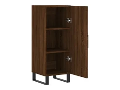Aparador madera de ingeniería marrón roble 34,5x34x90 cm
