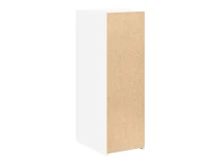 Aparador madera de ingeniería blanco 30x42,5x93 cm