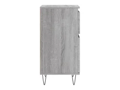 Aparador madera de ingeniería gris Sonoma 40x35x70 cm
