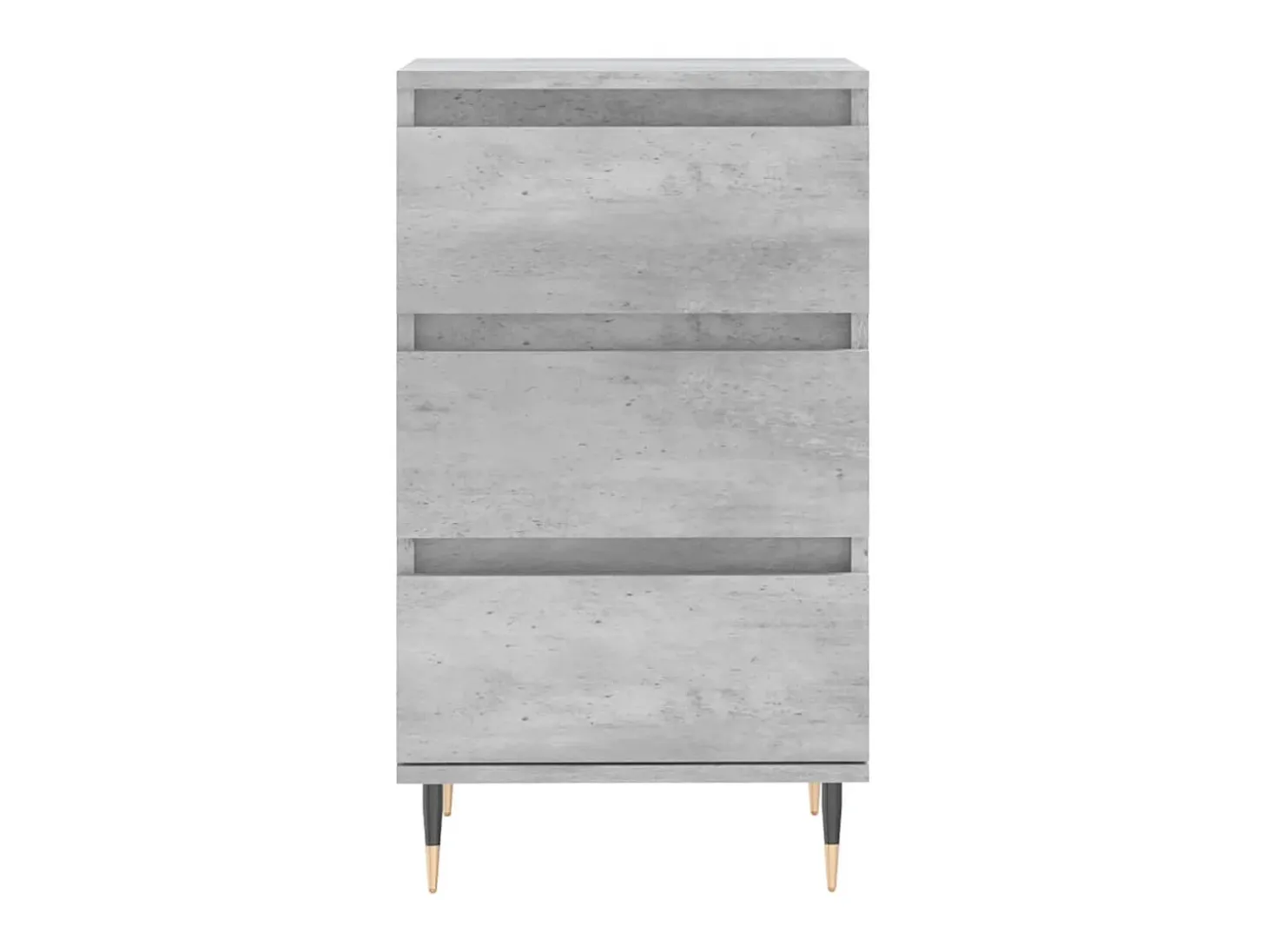 Aparador madera de ingeniería gris hormigón 40x35x70 cm ES57129