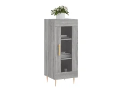 Aparador madera de ingeniería gris Sonoma 34,5x34x90 cm ES34399