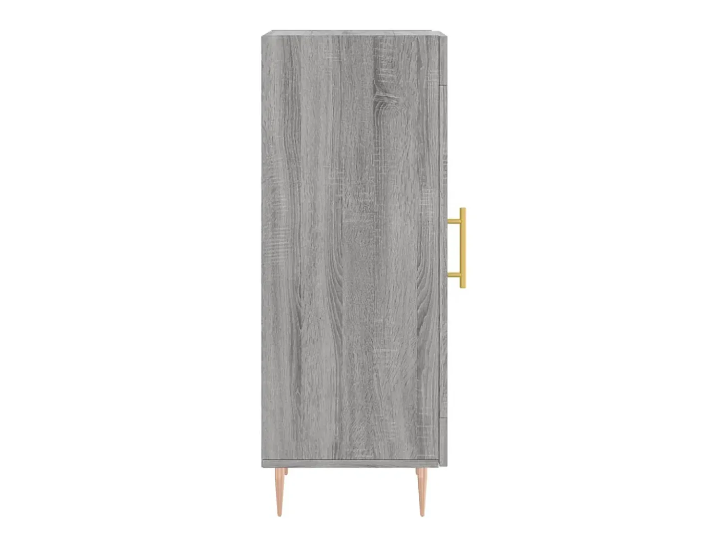 Aparador madera de ingeniería gris Sonoma 34,5x34x90 cm