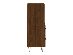 Aparador madera de ingeniería marrón roble 34,5x34x90 cm
