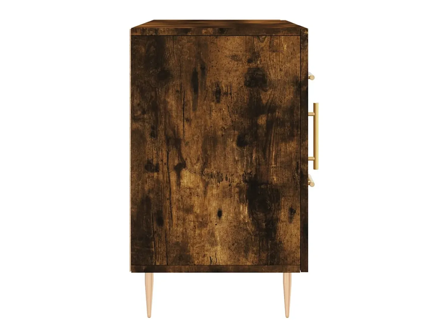 Aparador madera de ingeniería roble ahumado 100x36x60 cm