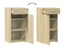 Aparador madera de ingeniería roble Sonoma 45x42,5x93 cm