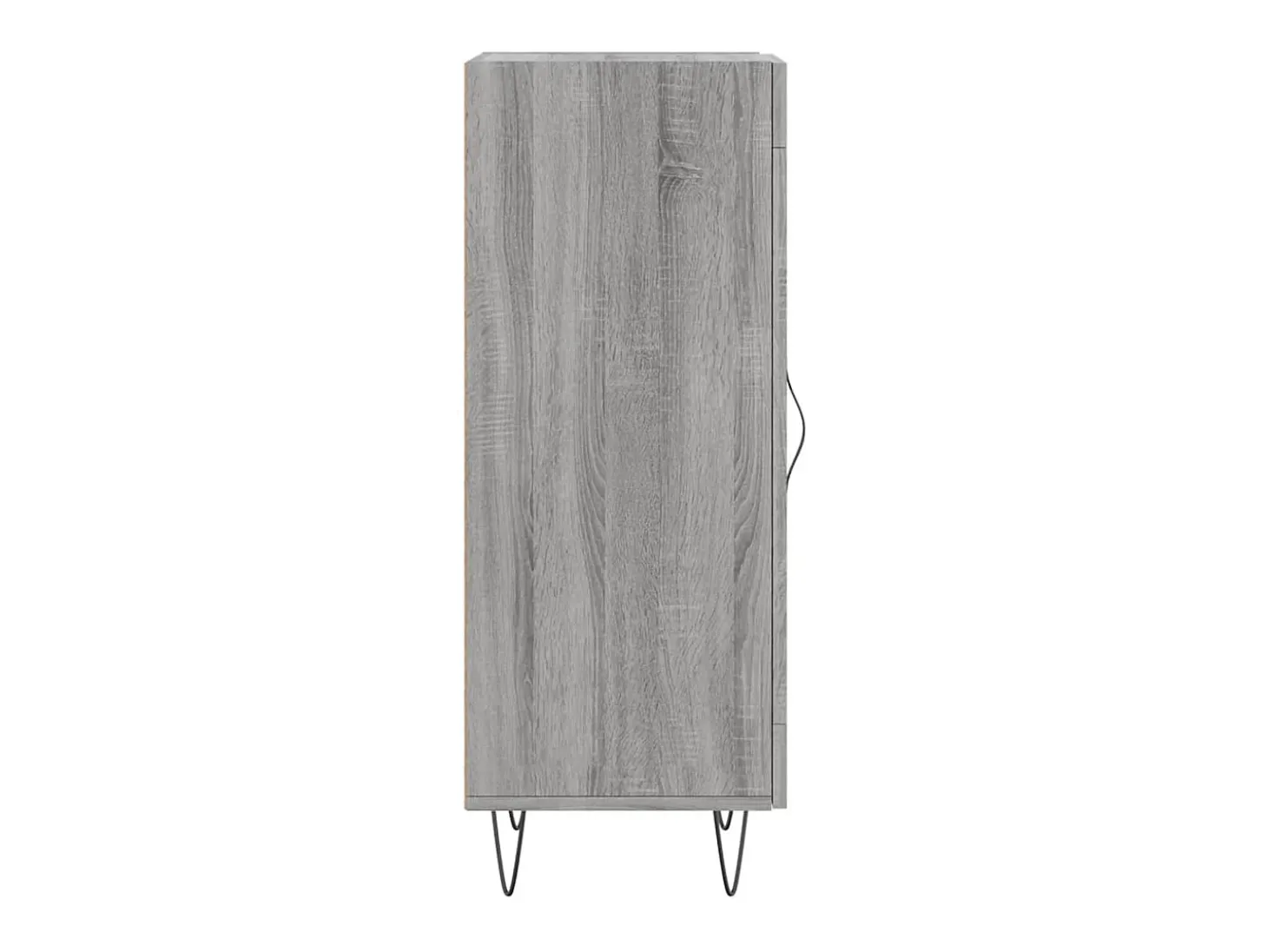Aparador madera de ingeniería gris Sonoma 34,5x34x90 cm