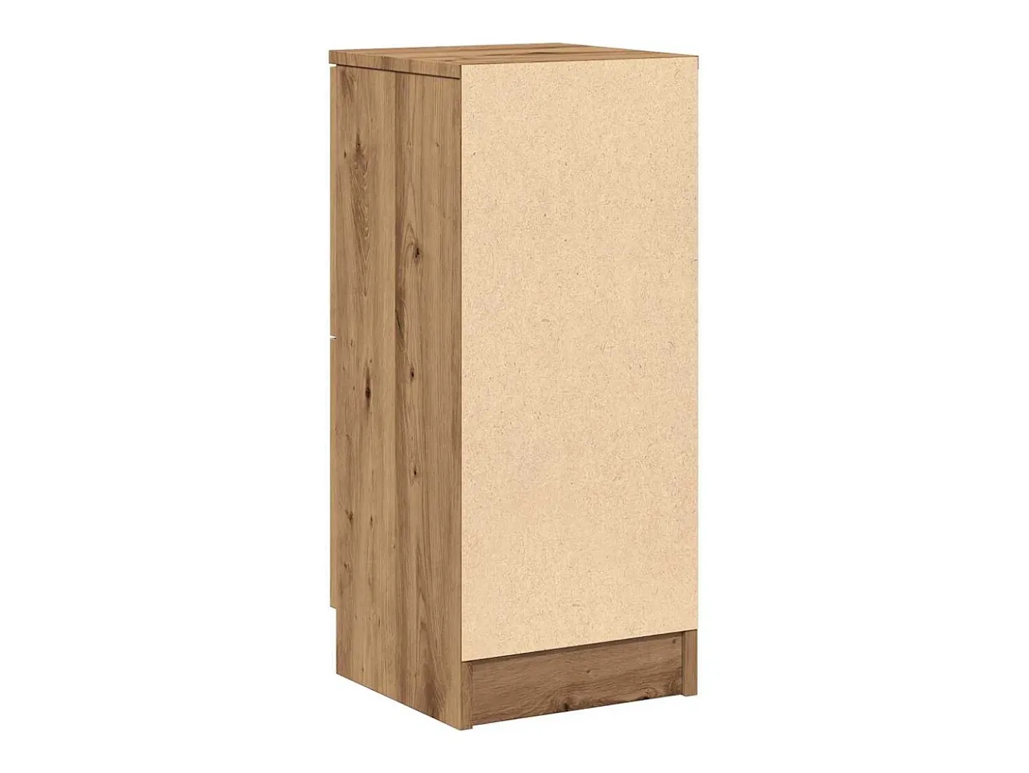Aparador madera de ingeniería roble artisian 30x30x70 cm