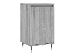 Aparador madera de ingeniería gris Sonoma 40x35x70 cm ES76921
