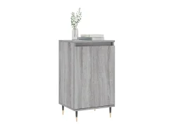 Aparador madera de ingeniería gris Sonoma 40x35x70 cm ES76921
