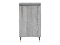 Aparador madera de ingeniería gris Sonoma 40x35x70 cm ES76921