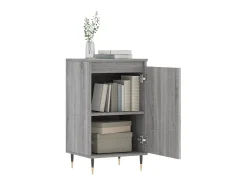 Aparador madera de ingeniería gris Sonoma 40x35x70 cm ES76921