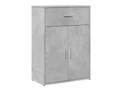 Aparador madera de ingeniería gris hormigón 60x30x84 cm ES880671