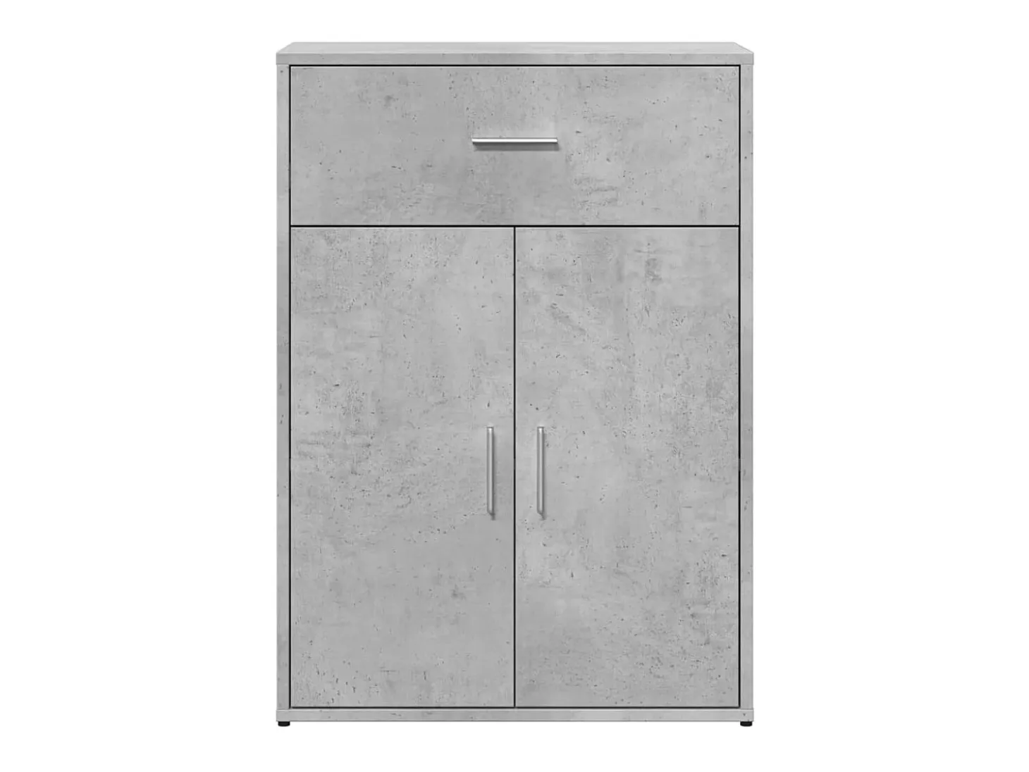 Aparador madera de ingeniería gris hormigón 60x30x84 cm ES880671