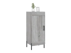 Aparador madera de ingeniería gris Sonoma 34,5x34x90 cm ES45909