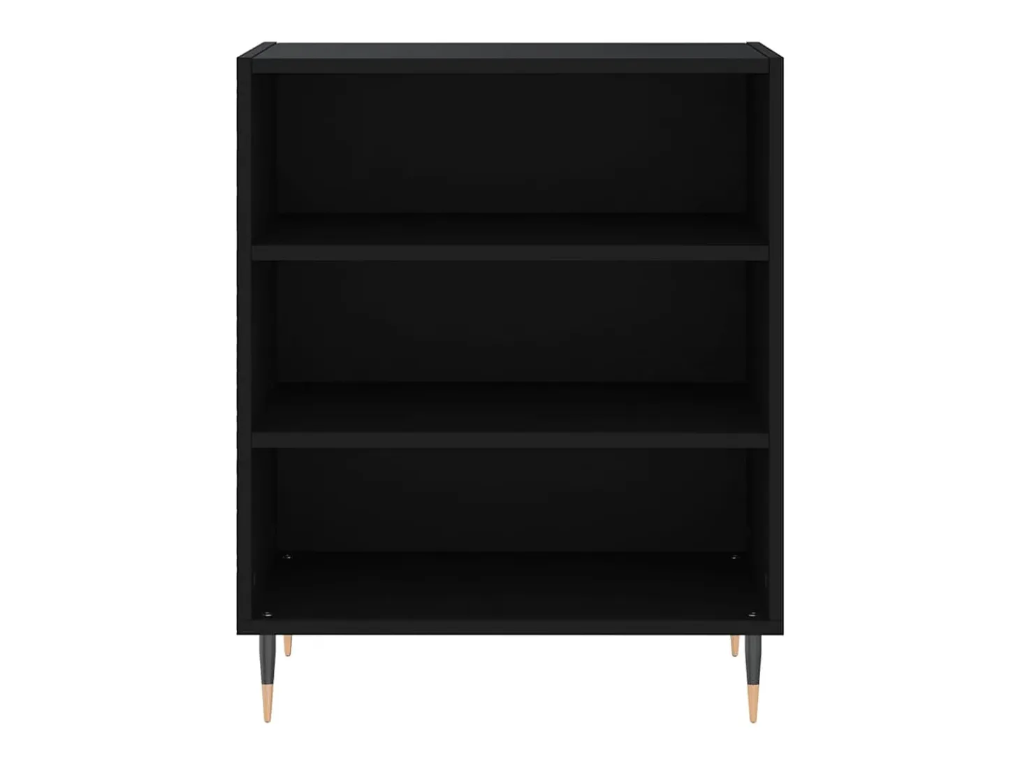Aparador madera de ingeniería negro 57x35x70 cm ES78065