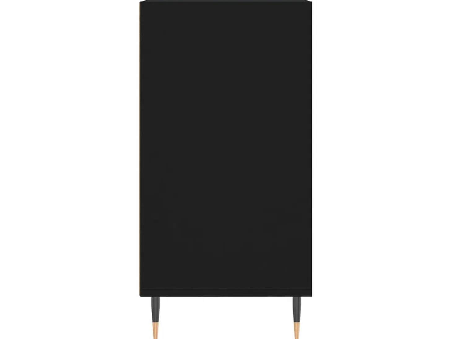 Aparador madera de ingeniería negro 57x35x70 cm ES78065